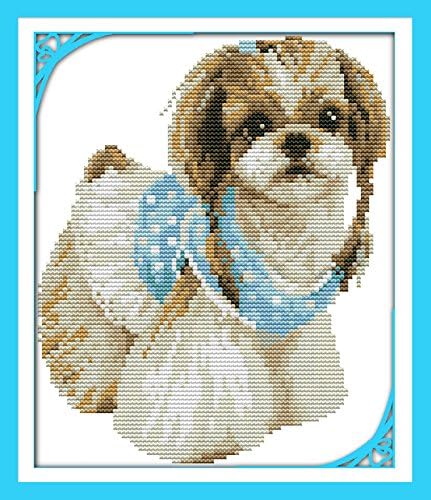 Aello Counted Cross Stitch, Lady Dog - 11CT