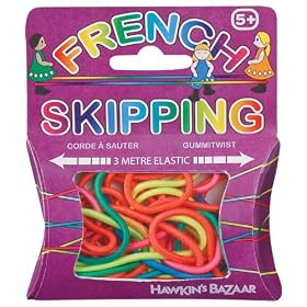 French Skipping Elastic Rope 3m Rainbow Playground Games