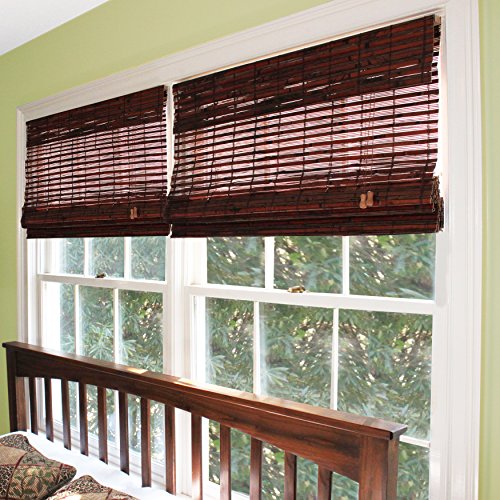 Lewis Hyman 0231846E Santa Cruz Bamboo Roman Shade, 46Inch Wide by 72