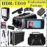 Sony HDR-TD10 High Definition 3D Handycam Camcorder Professionals Package W/ 32GB SDHC Memory Card, Battery, Case, Triipod & Much More!!!