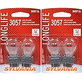 Sylvania 3057LL Long Life Miniature Lamp (2 Packs)