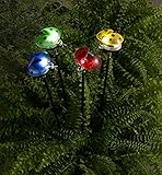 ソーラーライト　てんとう虫　４色セット