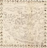 1937 HOLLYWOOD MOVIESTAR MOVIE STAR HOMES MAP