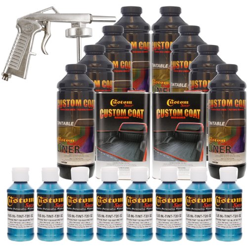 How To Get Custom Coat BLUE METALLIC 8 Liter Urethane Spray On Truck