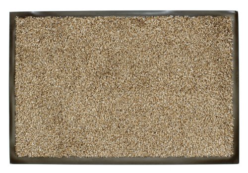 William Armes Dandy Washamat Doormat, 80 x 50 cm, Beige