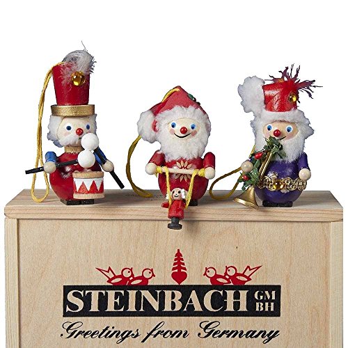 Steinbach Kurt Adler 3-Piece 12 Days of Christmas Ornament Set, Days 10, 11 and 12 Steinbach Kurt Adler 3-Piece 12 Days of Christmas Ornament Set, Days 10, 11 and 12