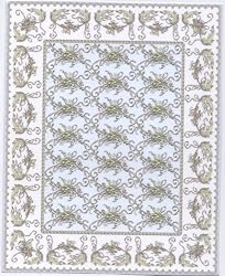 Dollhouse 1:24 Scale St. Elizabeth Blue Rug Dollhouse Miniature