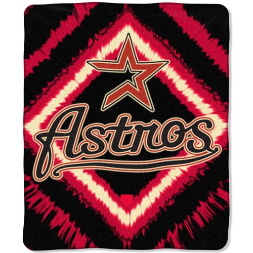 MLB Houston Astros 50-Inch-by-60-Inch Micro Plush Raschel Throw 