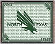 Univ of North Texas Mascot - 69 x 48 Blanket/Throw - North Texas Mean Green