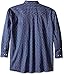 Wrangler Men's Big and Tall George Strait One Pocket Long Sleeve Blue Woven Shirt
