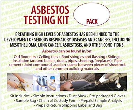 Environmental Innovative Technologies - Asbestos Test Kit (10 Pack)