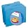 Smead 1/3-Cut File Folders, Heavy Duty Reinforced Tab, Letter Size, Blue, 100 Per Box (12034)