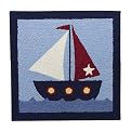 Tiddliwinks Sailboat Rug