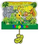 Personalised Childrens Jungle Pendulu...