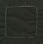 Black 6x6 Hemstitch Cocktail Napkins 1 Dozen