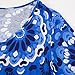 Chicwe® Womens Floral Printed Plus Size Tunic Top with Chiffon Hem