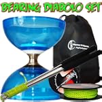 Diabolo Cyclone "Quartz" (Bleu) - Tri...