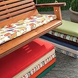 Coral Coast 53 x 14 Porch Swing and Glider Cushion Color - Harbor