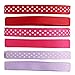 LaRibbons Decorating Trim Sewing Craft Ribbon Bulk - 1/2''X 2 Yard Each Roll - 32 Assorted Designs (Pale Blue) (3/8