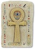 Ankh relief, color detailed