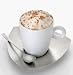 Bonjour Museum Cappuccino Cup & Saucer with Spoon Set Set of 2