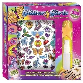 Glitter 4 Girls Temporary Tattoo Kit
