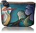Anuschka Women’s Leather Coin Purse | Genuine Soft Leather | Hand-painted Original Art