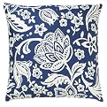 Polynesian Twill Pillow - Blue