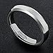 Sale! MNH 4mm Tungsten Comfort Fit Beveled Edges Brushed Classy Wedding Band Ring Size 4-12