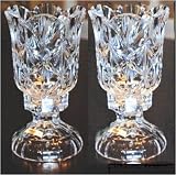 Shannon 24% Lead Crystal Set of Two Mini Hurricane