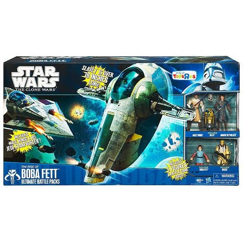 Star Wars Clone Wars Exclusive Ultimate Battle Pack Rise of Boba Fett
