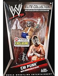 Toy: CM PUNK - STRAIGHT EDGE SOCIETY RINGSIDE COLLECTIBLES ELITE EXCLUSIVE MATTEL WWE TOY WRESTLING ACTION FIGURE - MATTEL