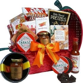Art of Appreciation Gift Baskets Oh So Hot Jalepeno Chili Pepper Snack Gift Basket:  Grocery &amp; Gourmet Food