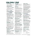 Click here to buy Lotus Notes 6 Mail Quick Reference Guide (Cheat Sheet of Instructions, Tips and Shortcuts... by Beezix Inc.