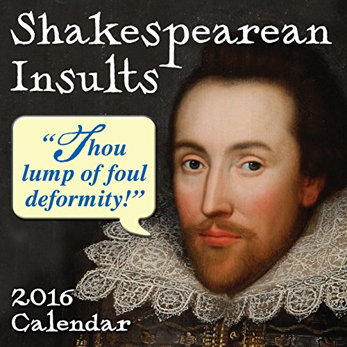 Shakespearean Insults 2016 Day-to-Day Calendar