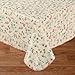 AWEHIRU Broder Manufacturing Inc Vine Time Flannel Backed Vinyl Tablecloth, 52x70 Oblong (Rectangle)