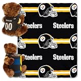Pittsburgh Steelers NFL Huggy Bear with Throw Combo