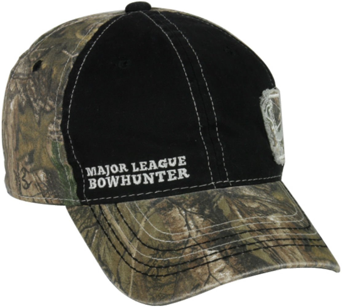 Major League Bowhunter Realtree Xtra Camo/Black Fryed Patch Hunting Hat