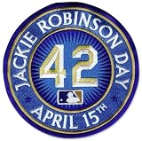 2 Patch Pack - 2009 Jackie Robinson Day MLB Baseball Patches - April 15 2009