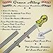 Grace Alley Flag Pole Kit: Includes Tangle Free Flag Pole and Flag Pole Bracket. Silver Aluminum Flag Pole. Great for Residential or Commercial. Wind Resistant/Rust Free.