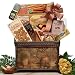 Housewarming Keepsake Wood Magazine Rack Gift Basket From Entrees to Excellence