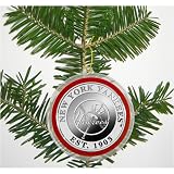 New York Yankees Silver Coin Ornament
