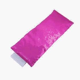 Aromatherapy Eye Pillow -Hot Pink Satin - All Natural-Filled with 9 Herbs