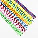 Caryko Striped Chenille Stems Pipe Cleaners, Pack of 100 (Multicolored)