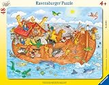 Ravensburger 06604 - Die gro&szlig;e Arche Noah, 48 Teile Rahmenpuzzle - Ravensburger