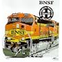 BNSF C44-9W Heritage II T Shirt Ash/Adult XL DYL2002506