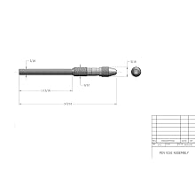 Starrett 162A Pin Vise, 0-0.040" Range