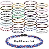Brett Bros. Ionic Necklaces - 25 Colors NAVY BLUE AND GOLD SMALL (17.5 )