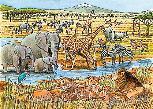Out of Africa, A 35 Piece Tray Puzzle by Cobble Hill