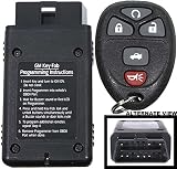 Apdty Keyless Entry Remote Key Fob With Auto Programming Tool (411000006013)